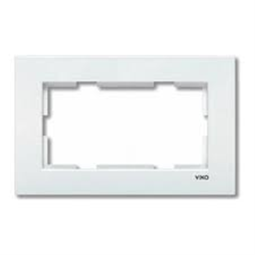 VİKO KARRE BEYAZ KL SIVA ALTI ÇERÇEVE İKİLİ (1 KUTU=10 ADET)